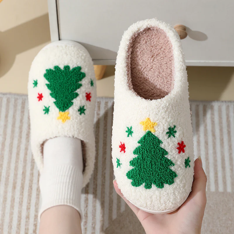 Chaleur Douillette - Chaussons en coton mignons de Noël pour couples – Image 8