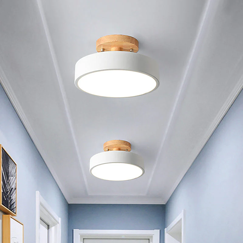 LumiBois – Plafonnier LED Scandinave Élégant – Image 3