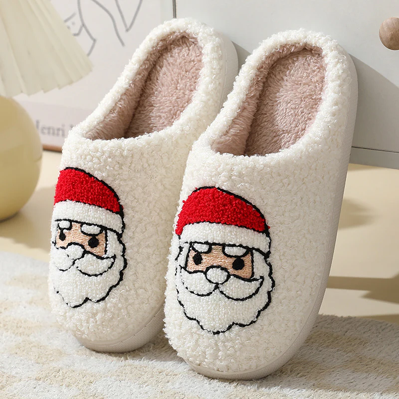 Chaleur Douillette - Chaussons en coton mignons de Noël pour couples – Image 3