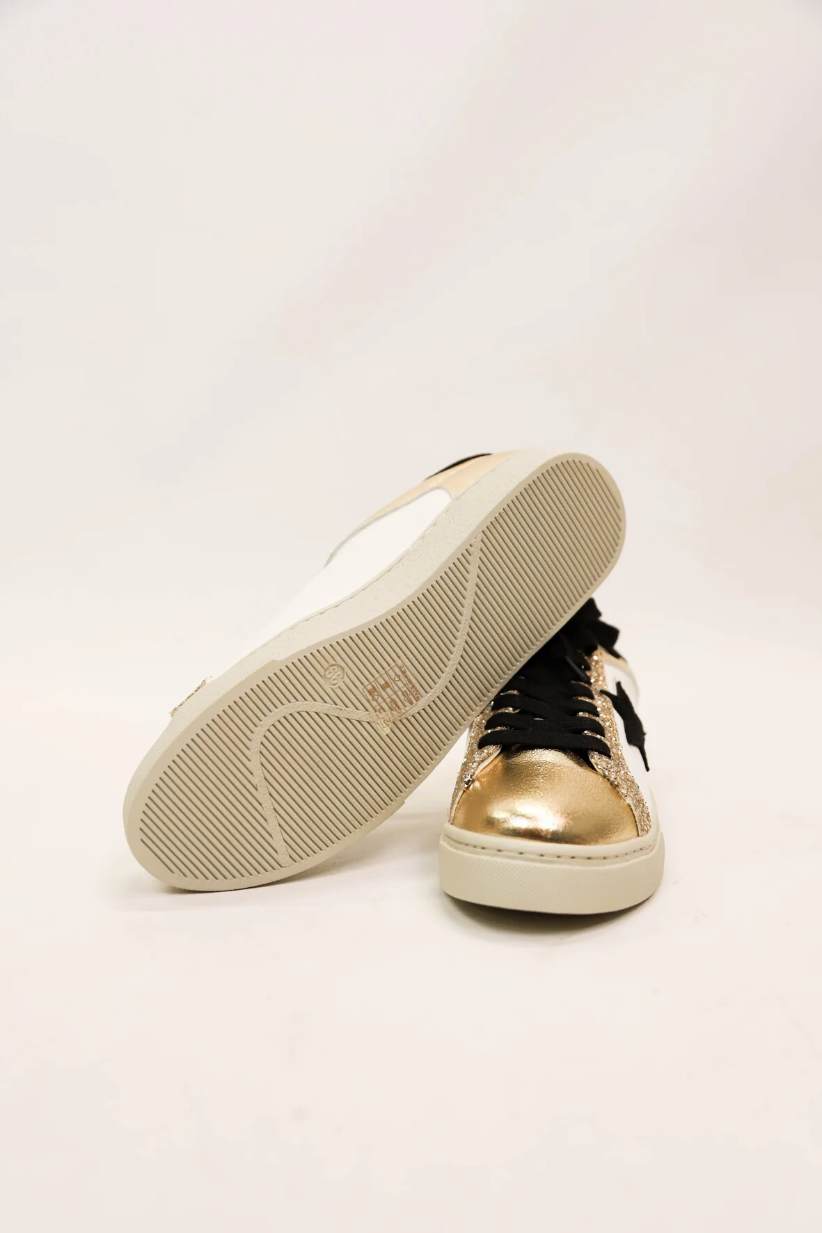 Baskets blanches et dorées Findlay Taille 39 - NEUF – Image 8