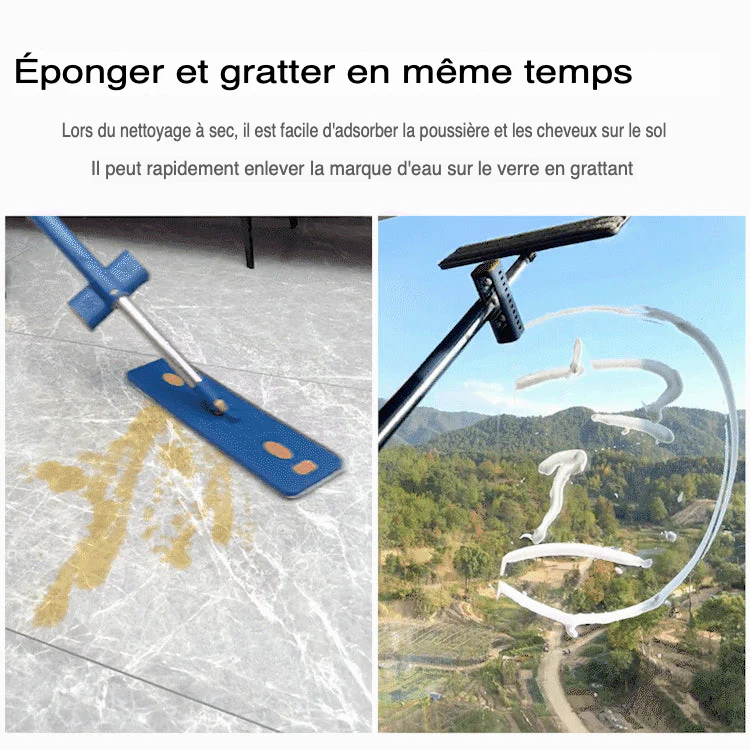 Balai plat microfibre mains libres – Image 4