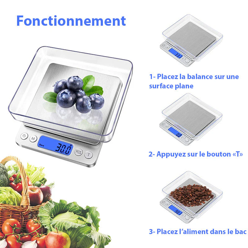 Balance de cuisine de précision - Affichage numérique – Image 4