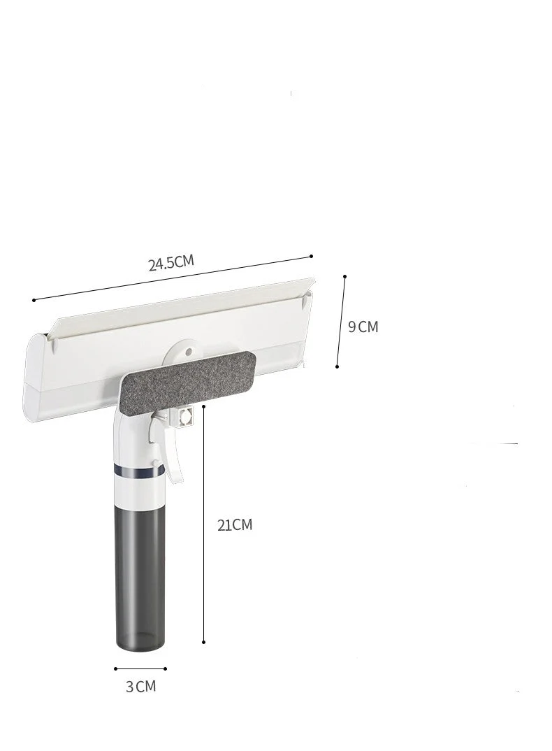 Brosse de nettoyage pour verre avec pulvérisation d'eau – Image 2