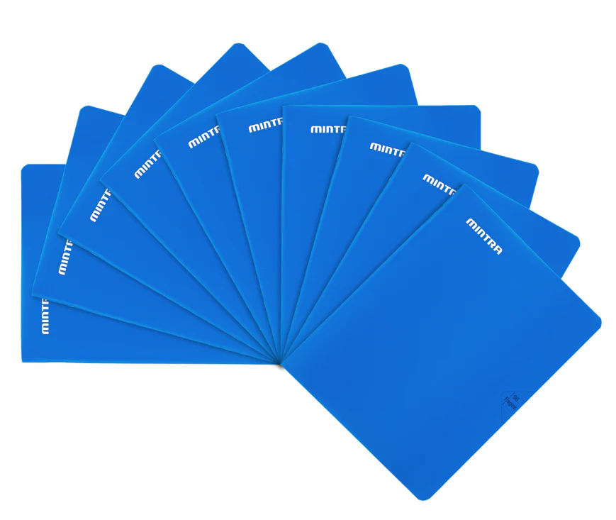 Mintra Cahiers 17X22 - Agrafé - Grands carreaux Seyès - Couverture plastique – Image 4