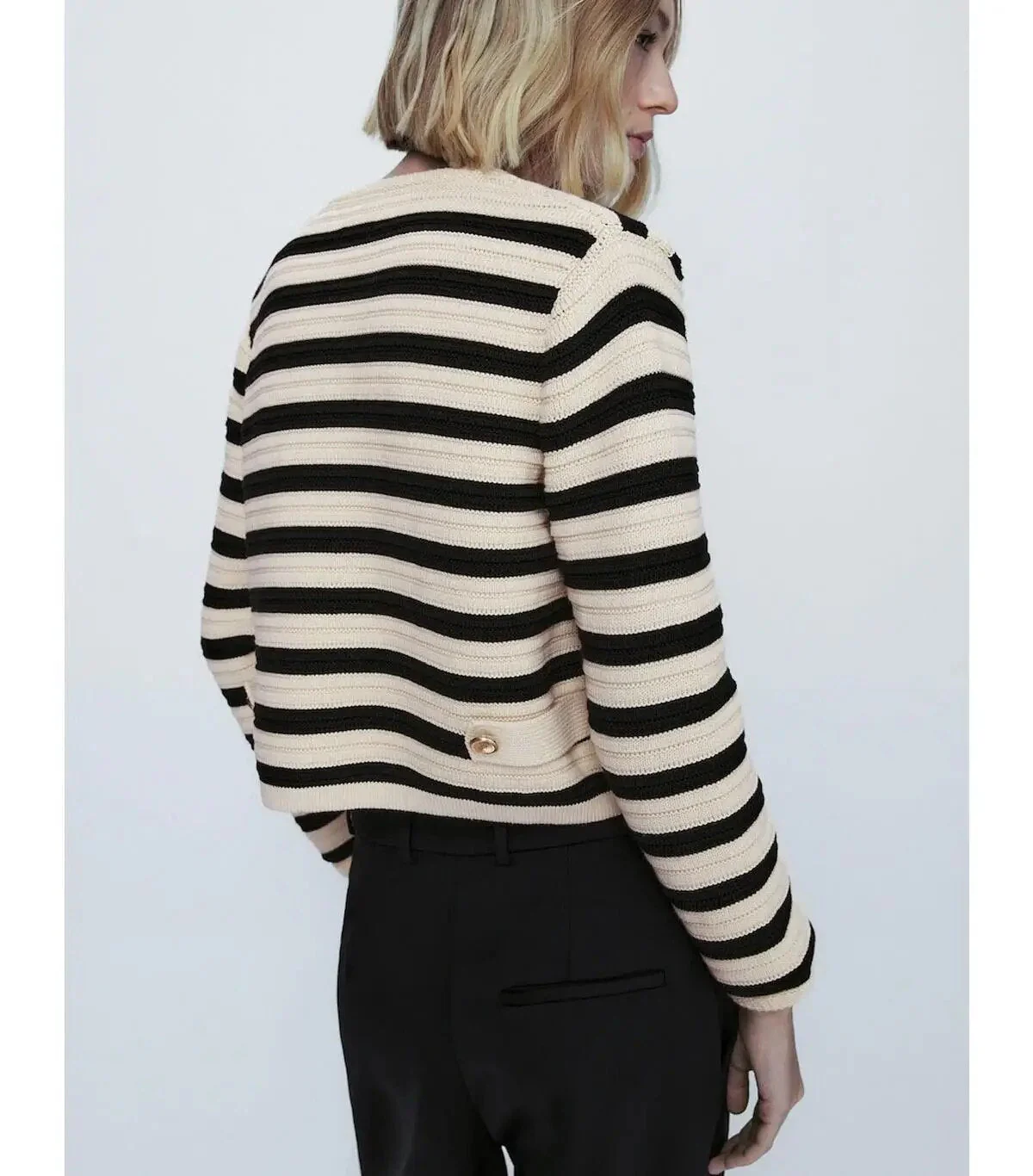 Coco - Cardigan à rayures, manches longues – Image 2