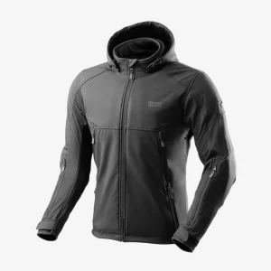 Veste de Moto en Textile Rebelhorn Slash Black