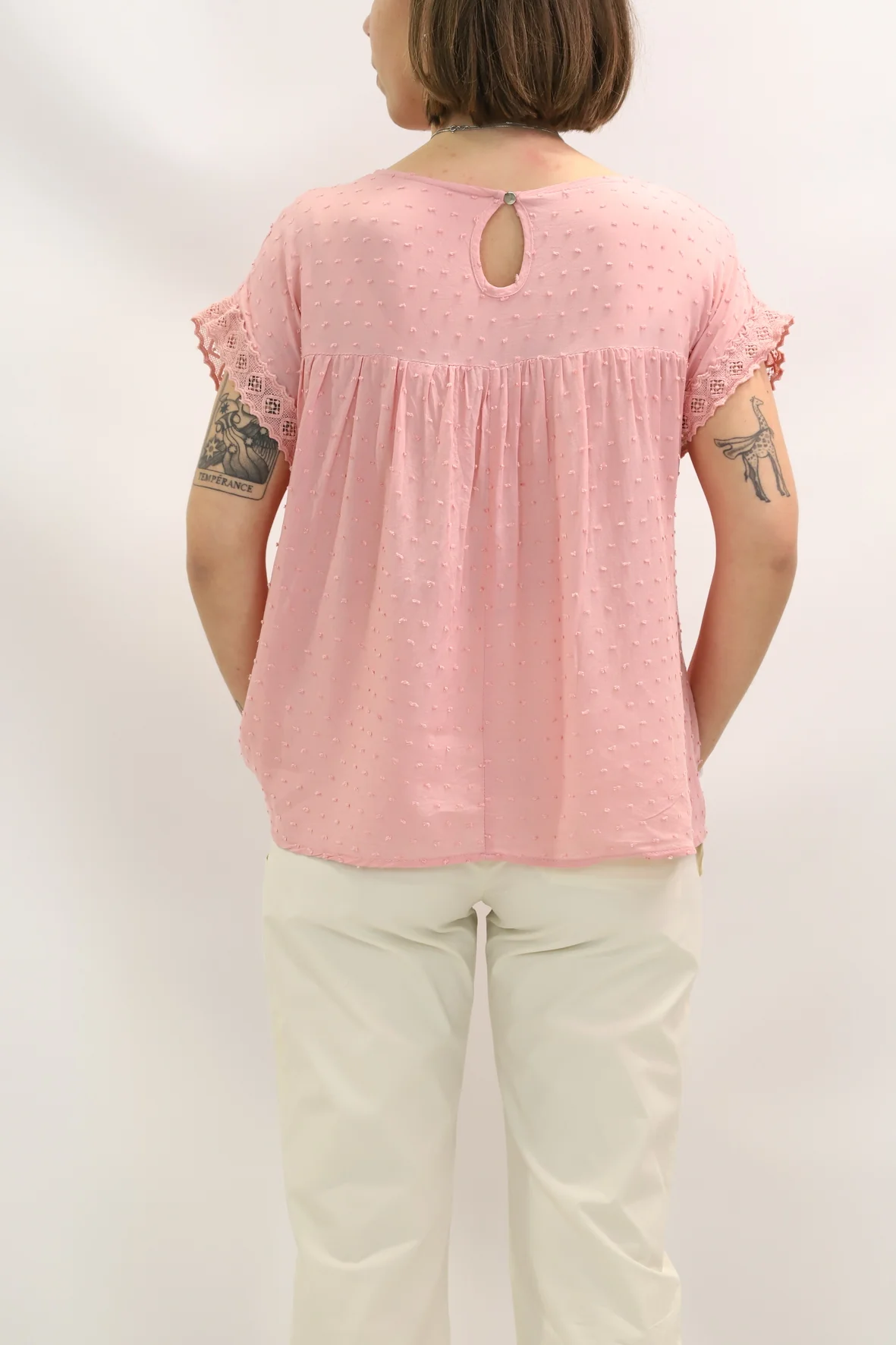 Blouse rose Taille S – Image 3