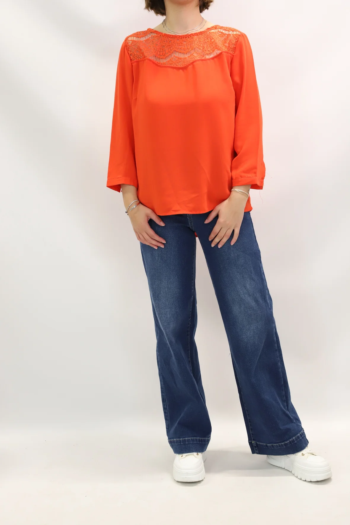 Blouse orange So Sweet Taille M-NEUF – Image 2