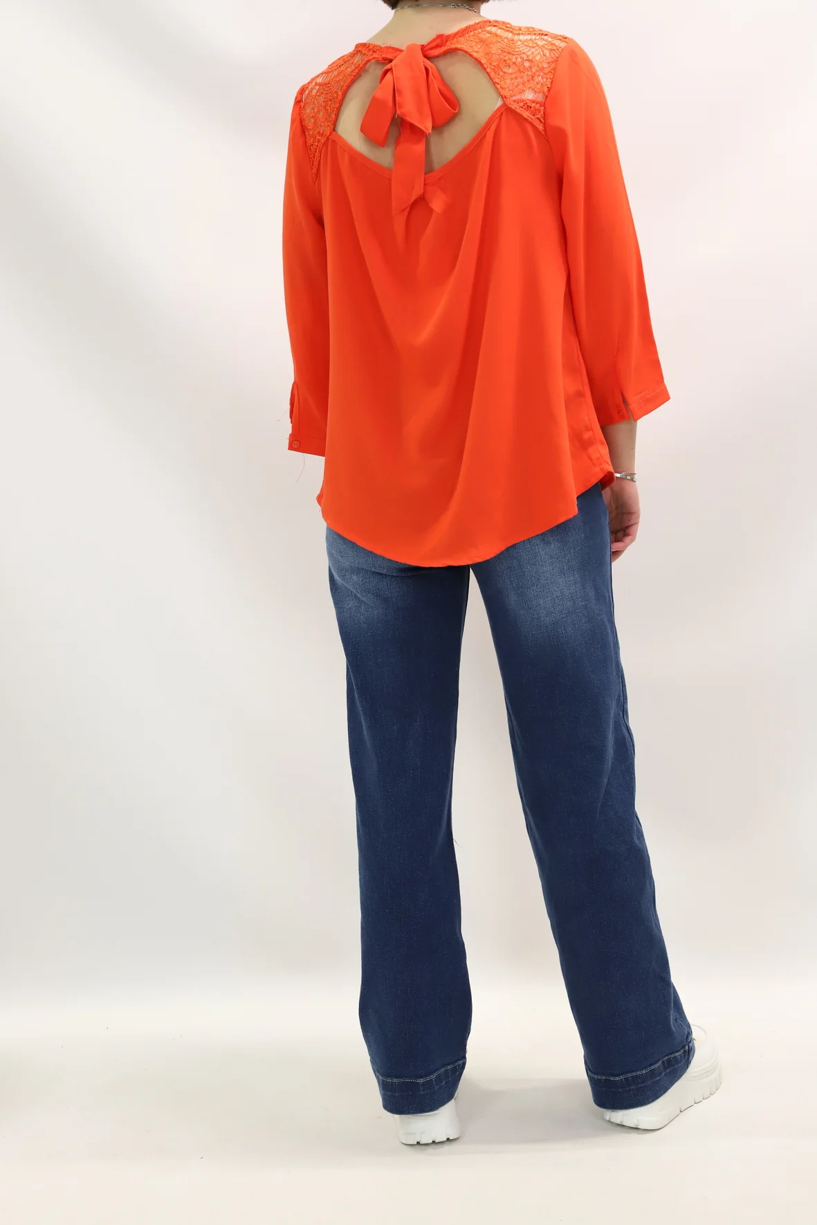 Blouse orange So Sweet Taille M-NEUF – Image 3