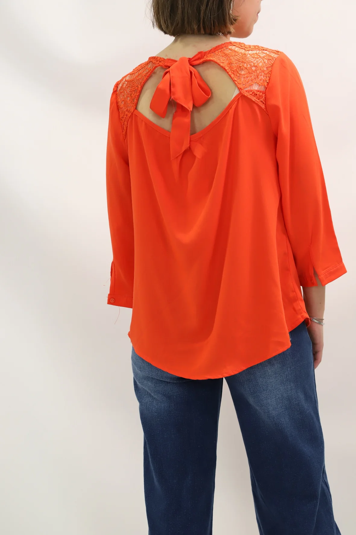 Blouse orange So Sweet Taille M-NEUF – Image 4