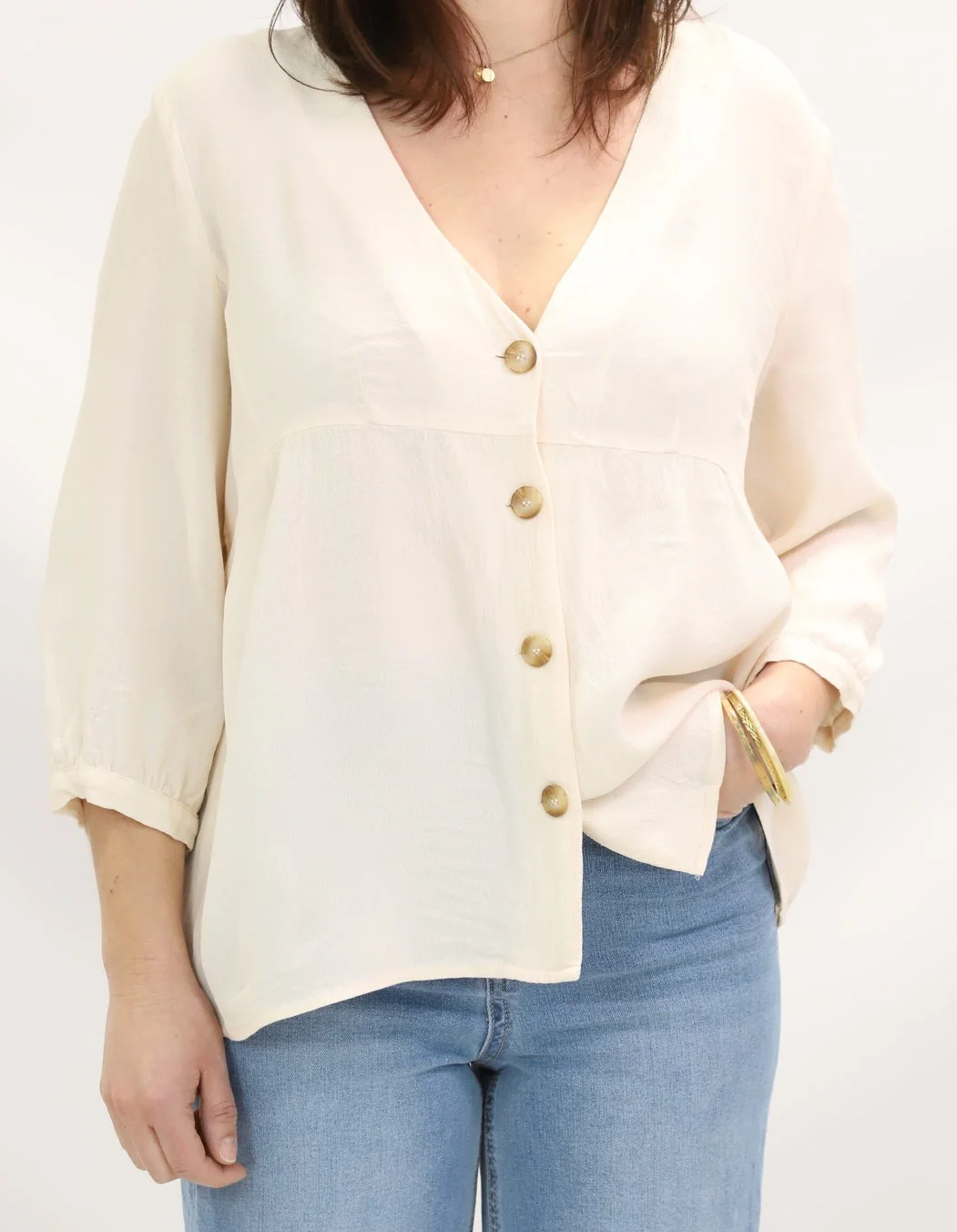 Blouse beige rosé Ba&sh Taille S