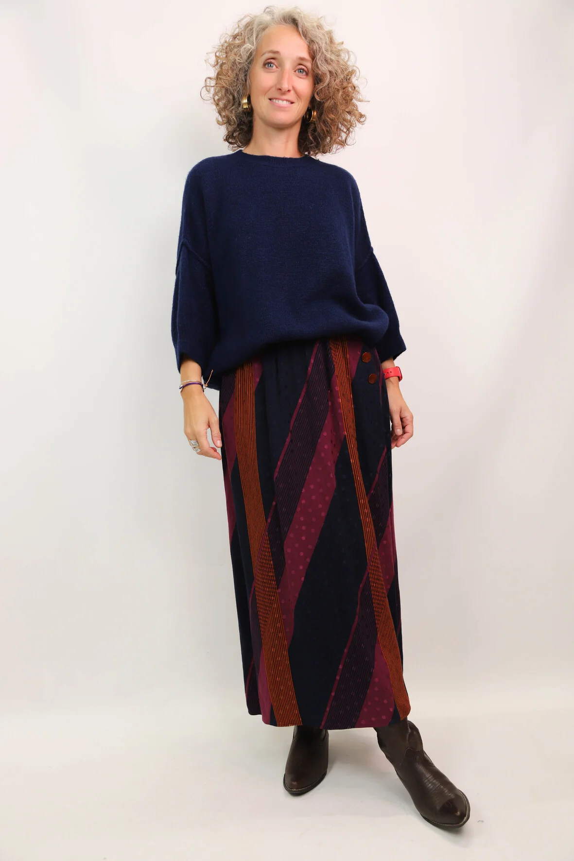 Jupe longue multicolore DPH Taille XS – Image 4