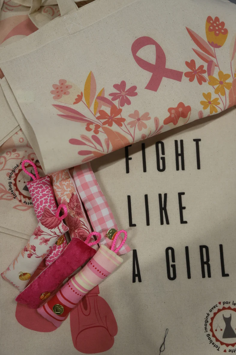 Porte clé OCTOBRE ROSE Fringuette La Ligne – Image 4