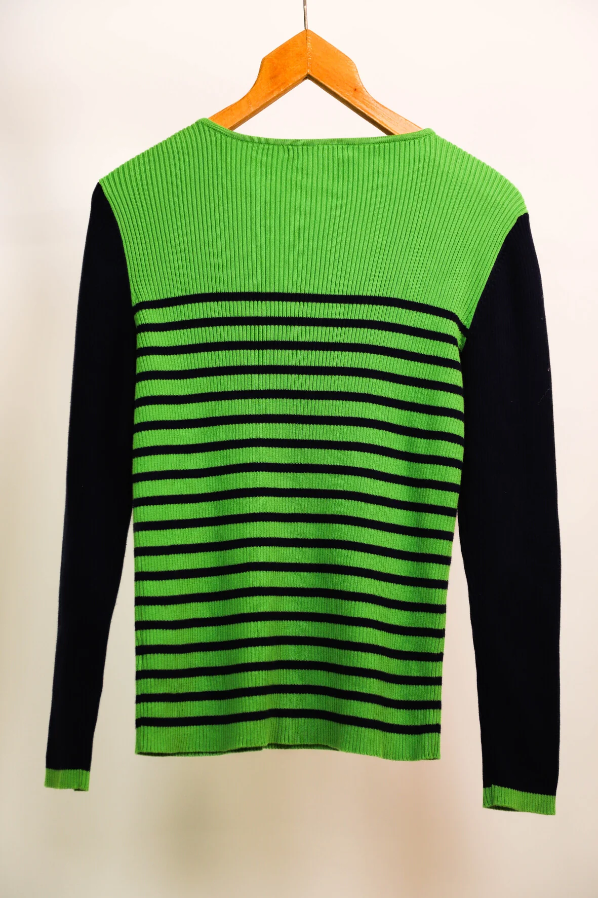 Pull vert et bleu Ralph Lauren Taille L – Image 2