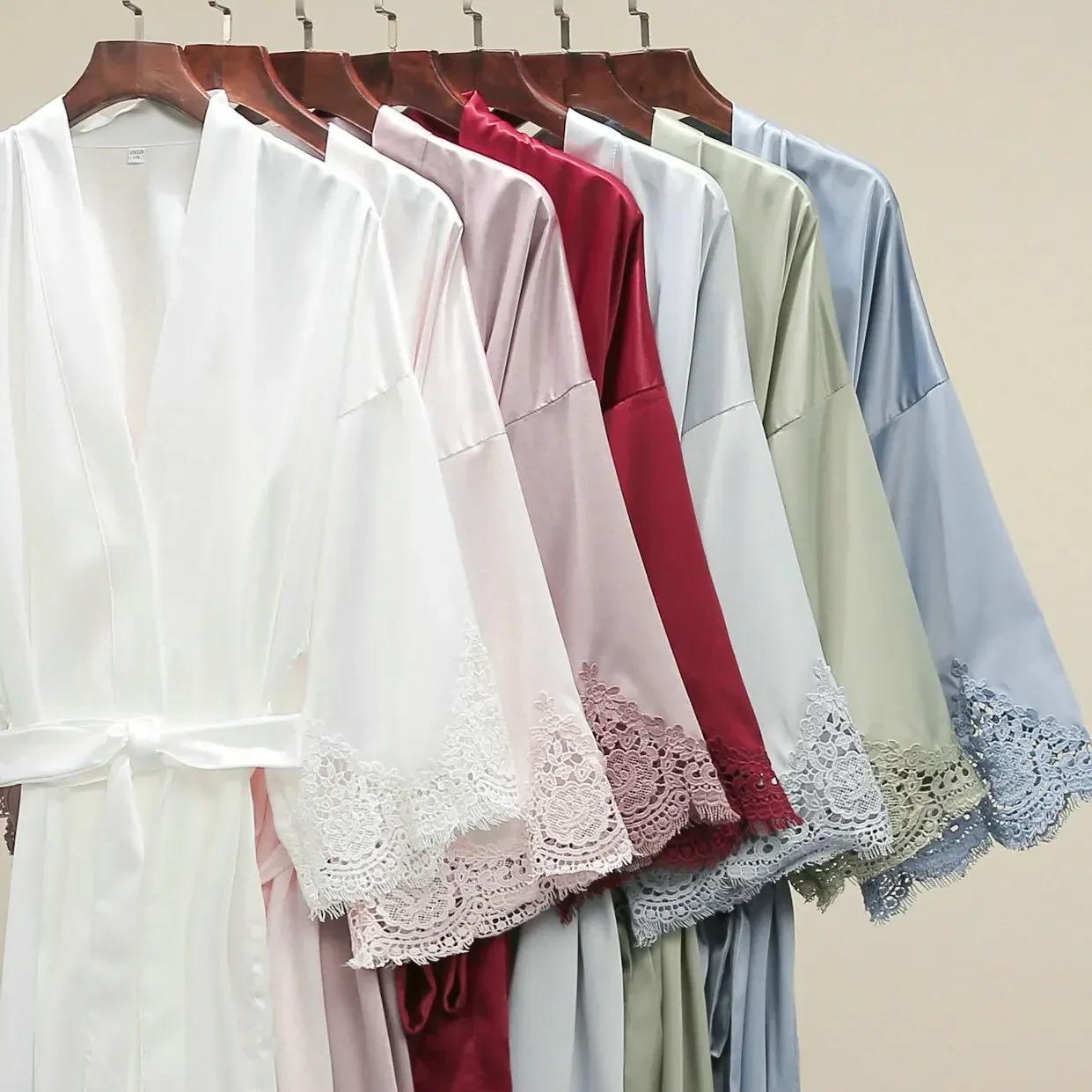 Peignoir Court Femme Satin – Image 2