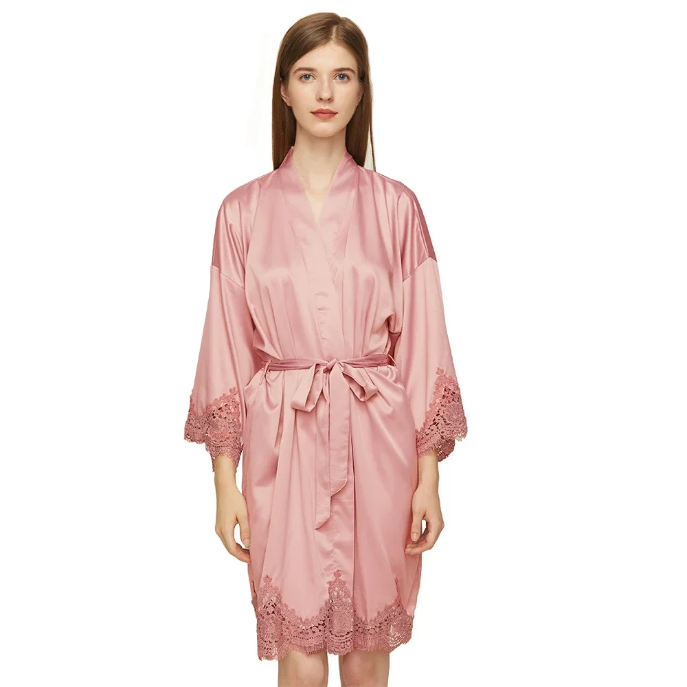 Peignoir Court Femme Satin – Image 8