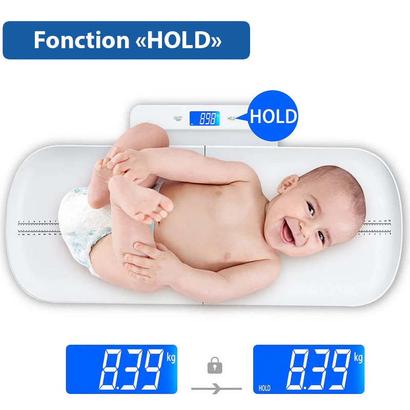 Pèse-Bébé Précis - Balance Multifonctionnelle avec Plateau Amovible - Précision 10g – Image 4