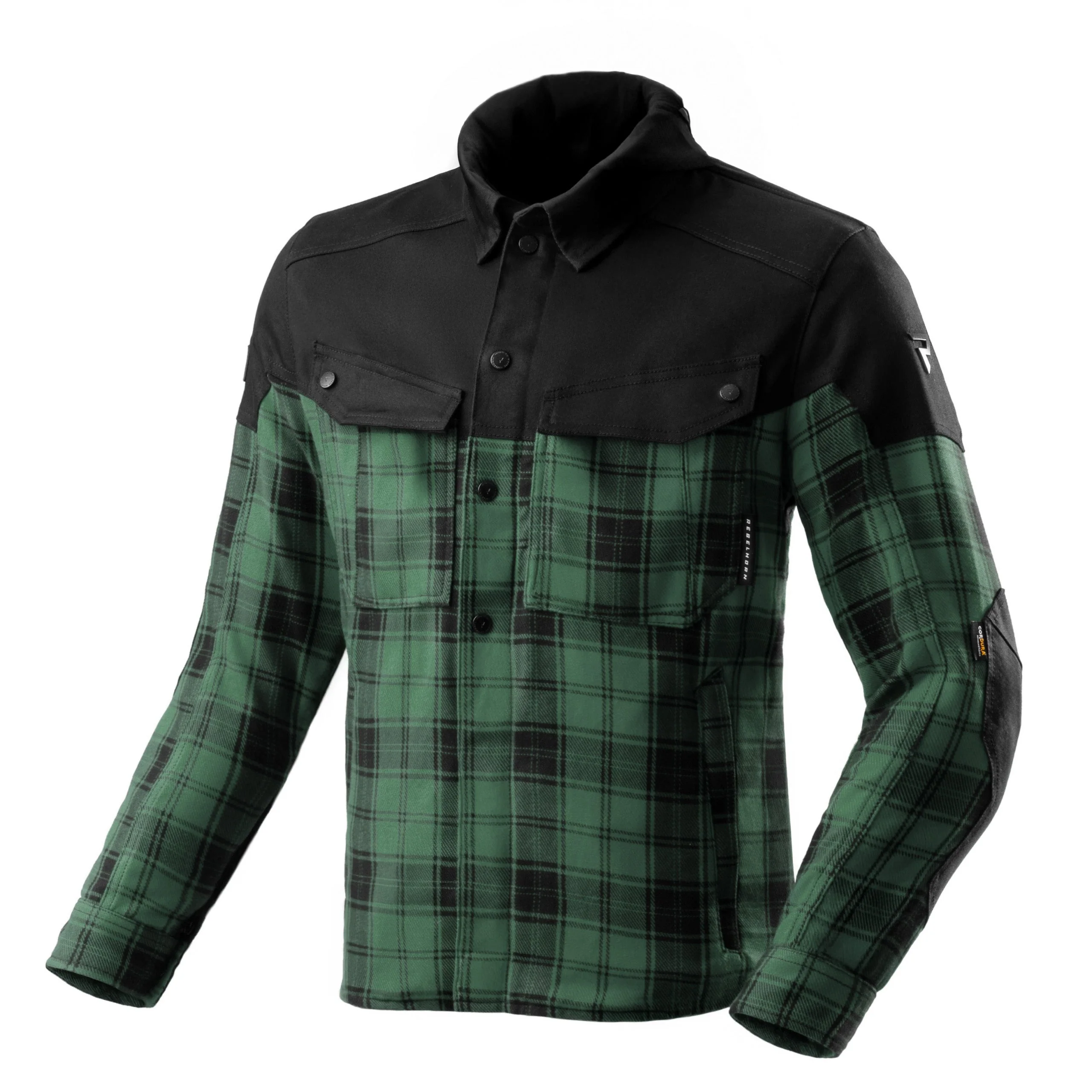 Shifter Noir/Vert Chemise Moto – Image 2