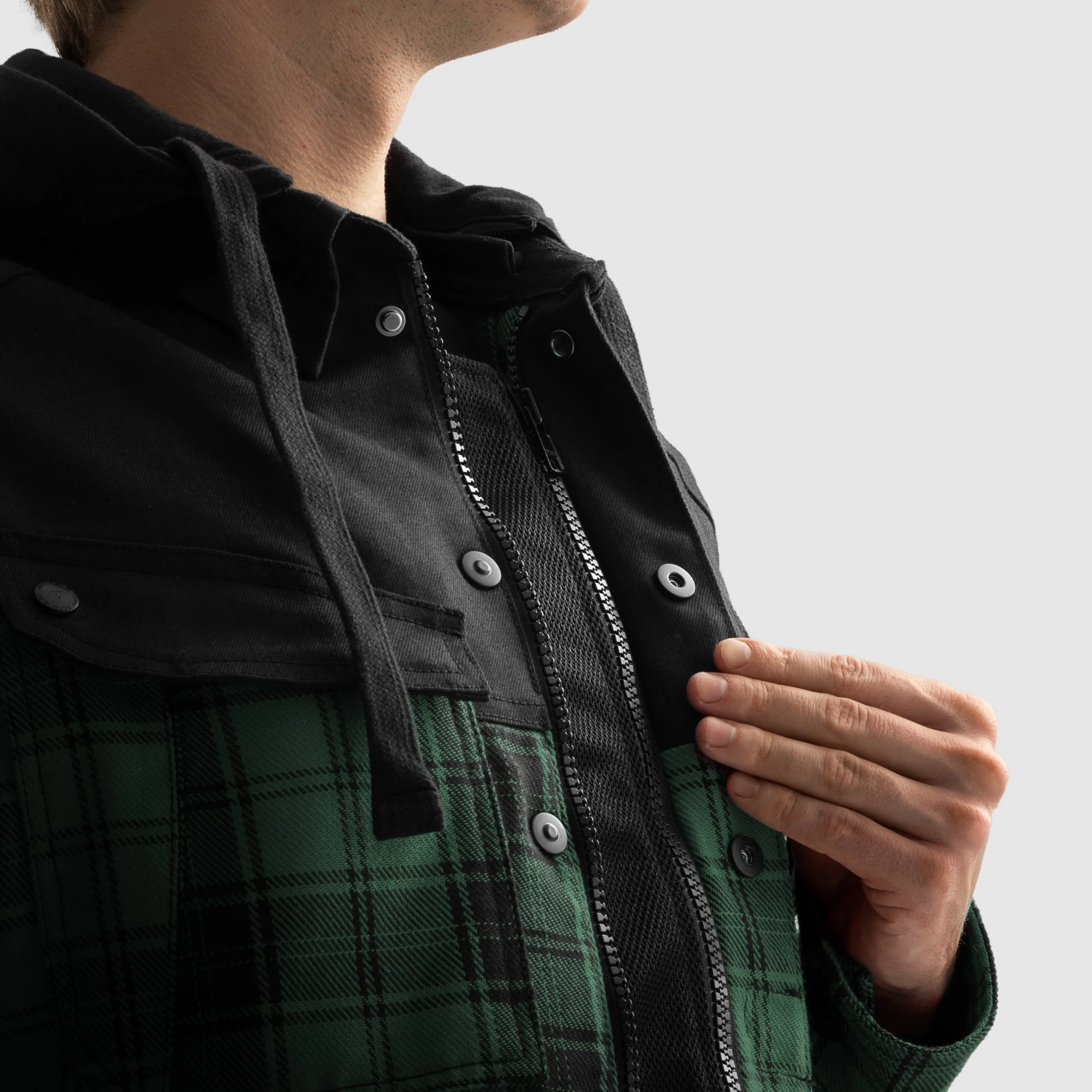 Shifter Noir/Vert Chemise Moto – Image 6