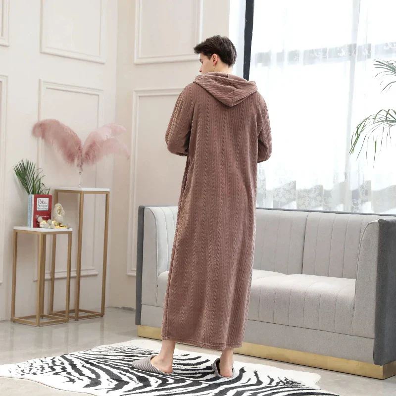 ChaleurÉlégante – Robe de Chambre en Flanelle Épaisse – Image 3