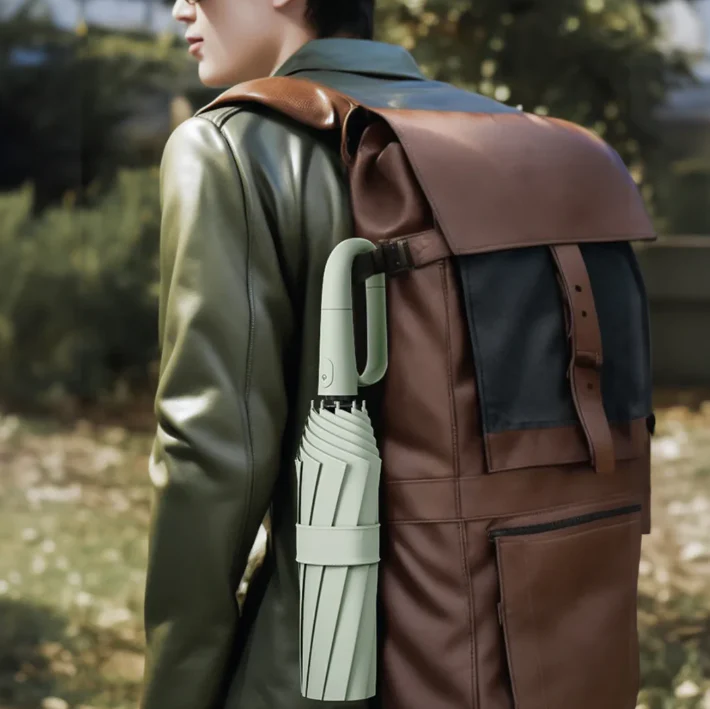 Parapluie Anti-tempête avec Bord Réfléchissant – Image 9