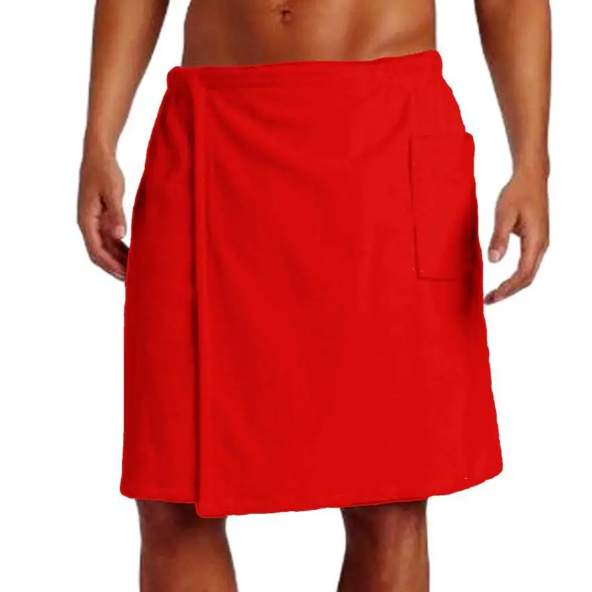Serviette de Bain Homme en tissu polaire avec poche – Image 6