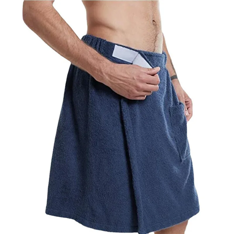 Serviette de Bain Homme en tissu polaire avec poche – Image 8
