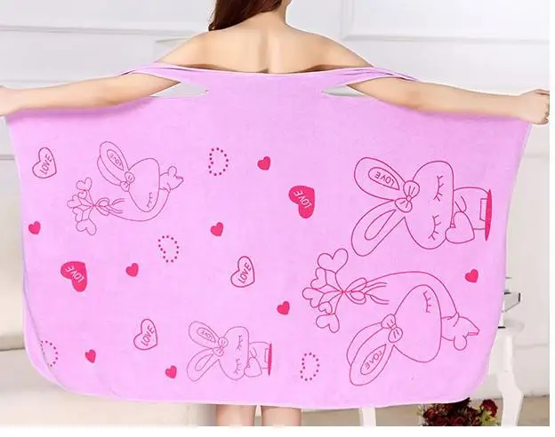 Serviette-peignoir Femme Microfibre rabbit – Image 8