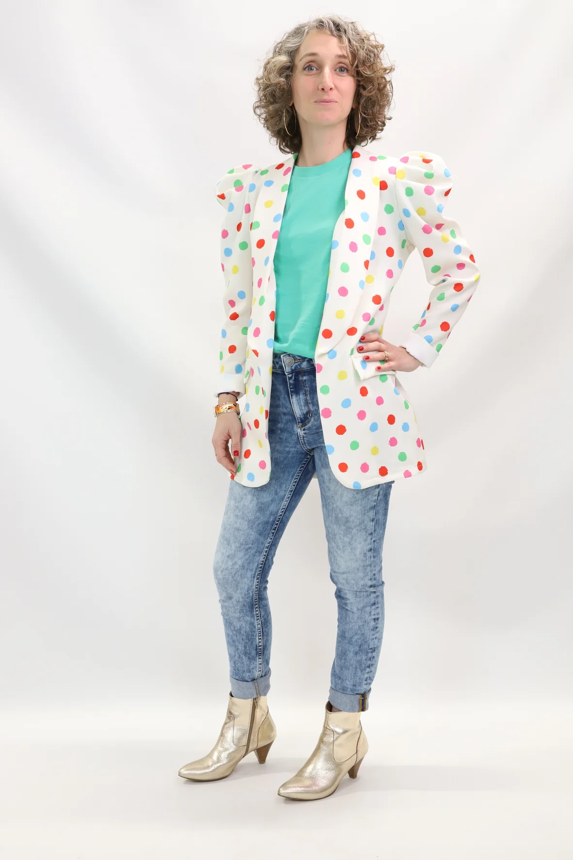 Blazer multicolore Eleven Studio Taille S - NEUF – Image 4