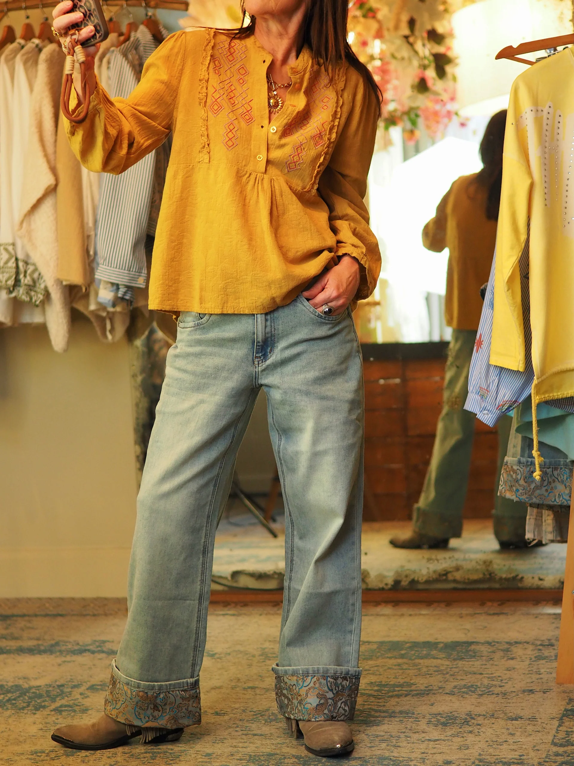 Blouse Hésita safran – Image 2