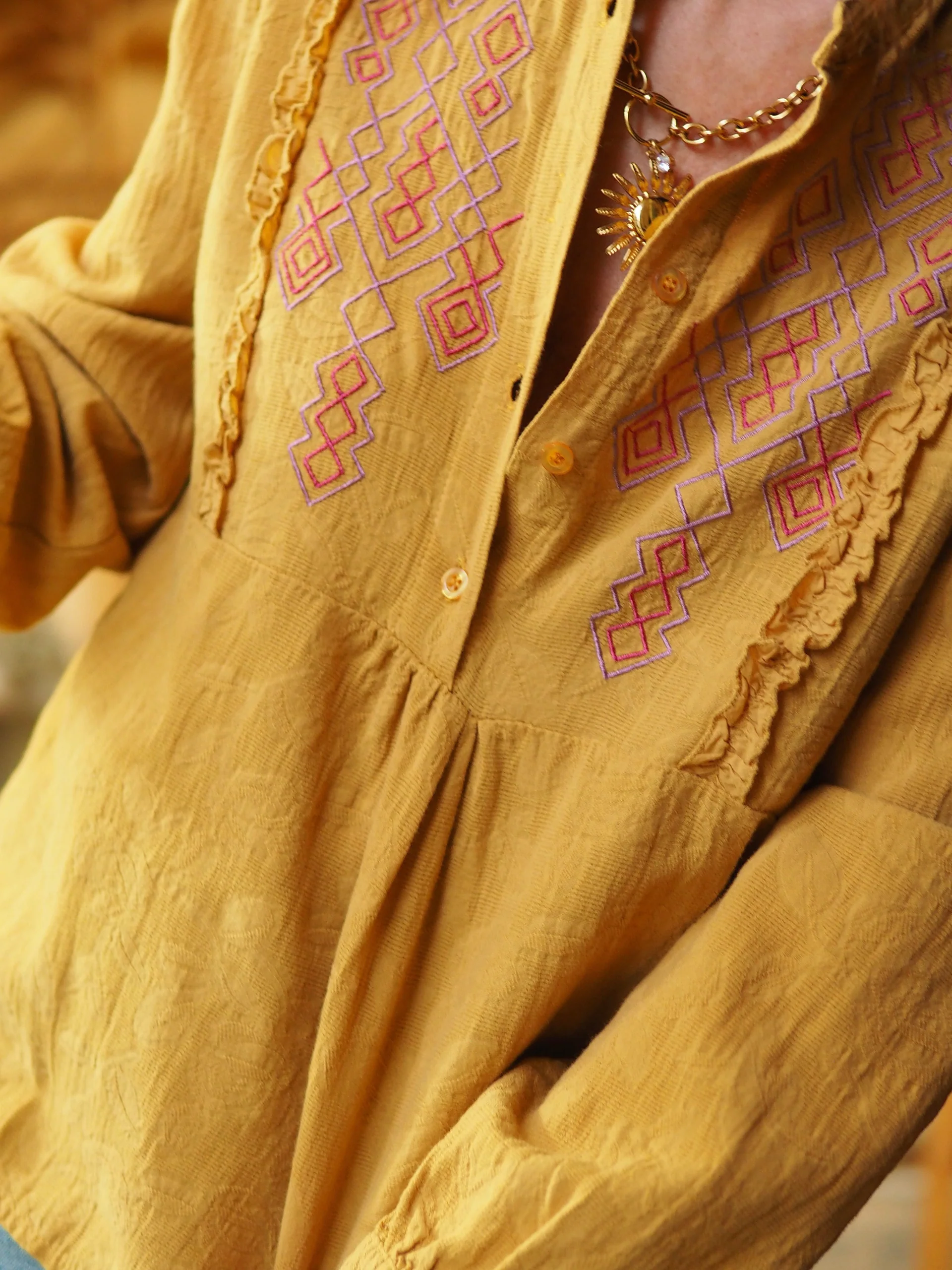 Blouse Hésita safran – Image 5