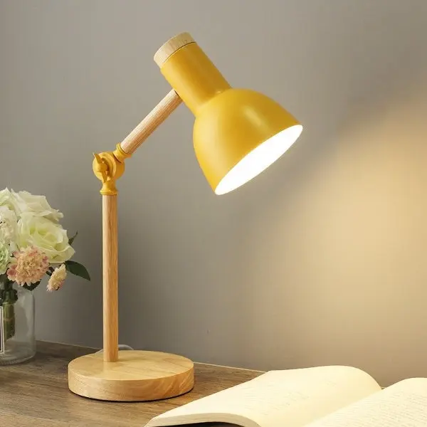 NordikLumi - Lampe de Bureau en Bois avec Éclairage LED – Image 2