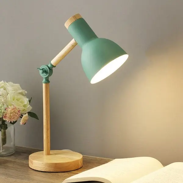 NordikLumi - Lampe de Bureau en Bois avec Éclairage LED – Image 4