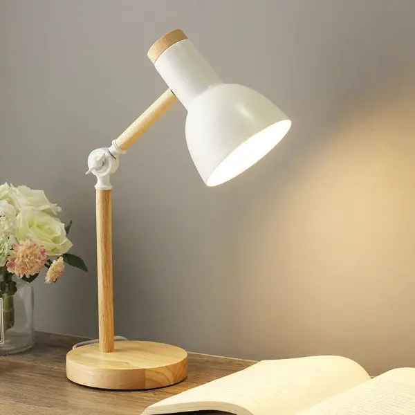 NordikLumi - Lampe de Bureau en Bois avec Éclairage LED – Image 3
