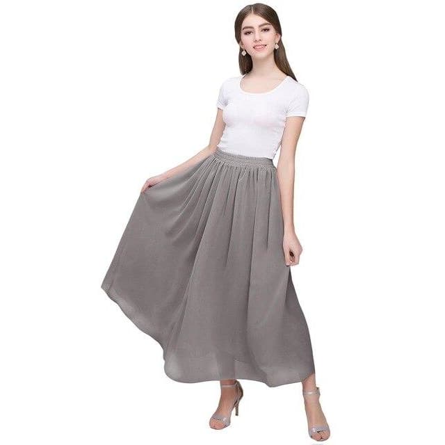 Jupe Longue Taille Haute - Bohème Mousseline – Image 8