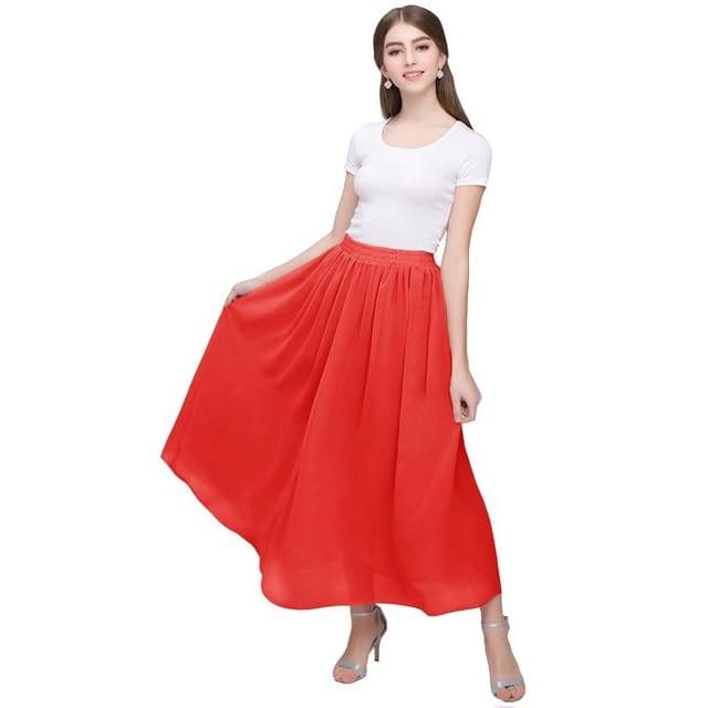 Jupe Longue Taille Haute - Bohème Mousseline – Image 6